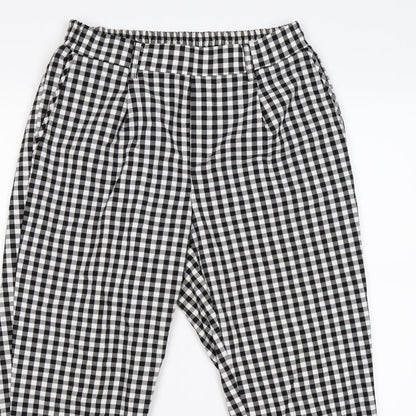 Womens UK Size M Preworn Regular Fit Chino White Trousers