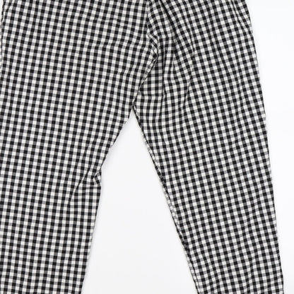 Womens UK Size M Preworn Regular Fit Chino White Trousers