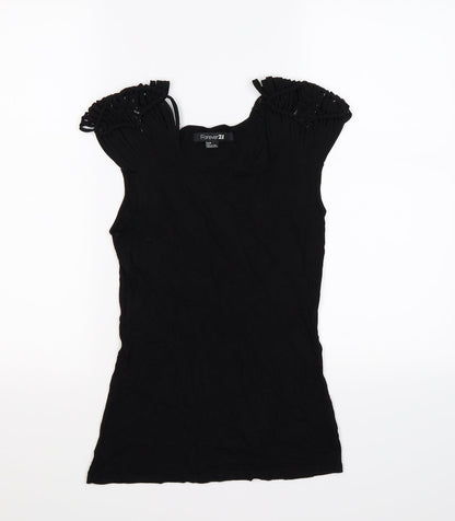 FOREVER 21 Womens Black   Tunic T-Shirt Size S