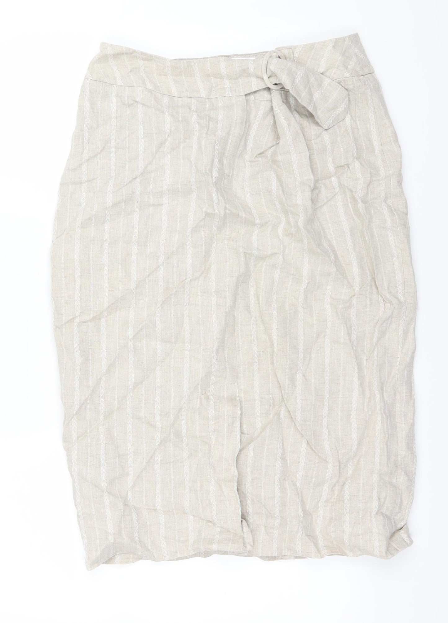 minuet Womens Brown   A-Line Skirt Size 14