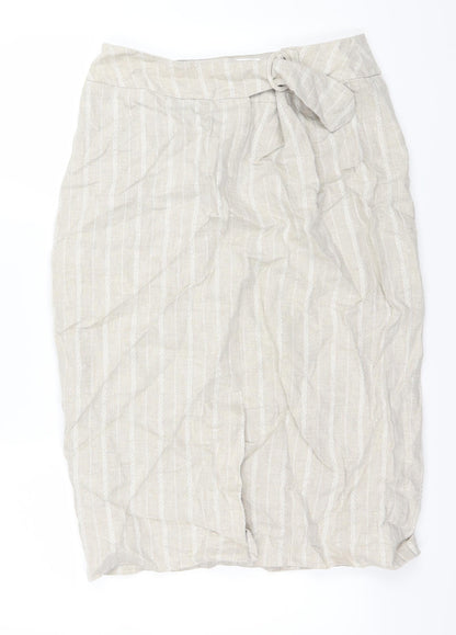 minuet Womens Brown   A-Line Skirt Size 14