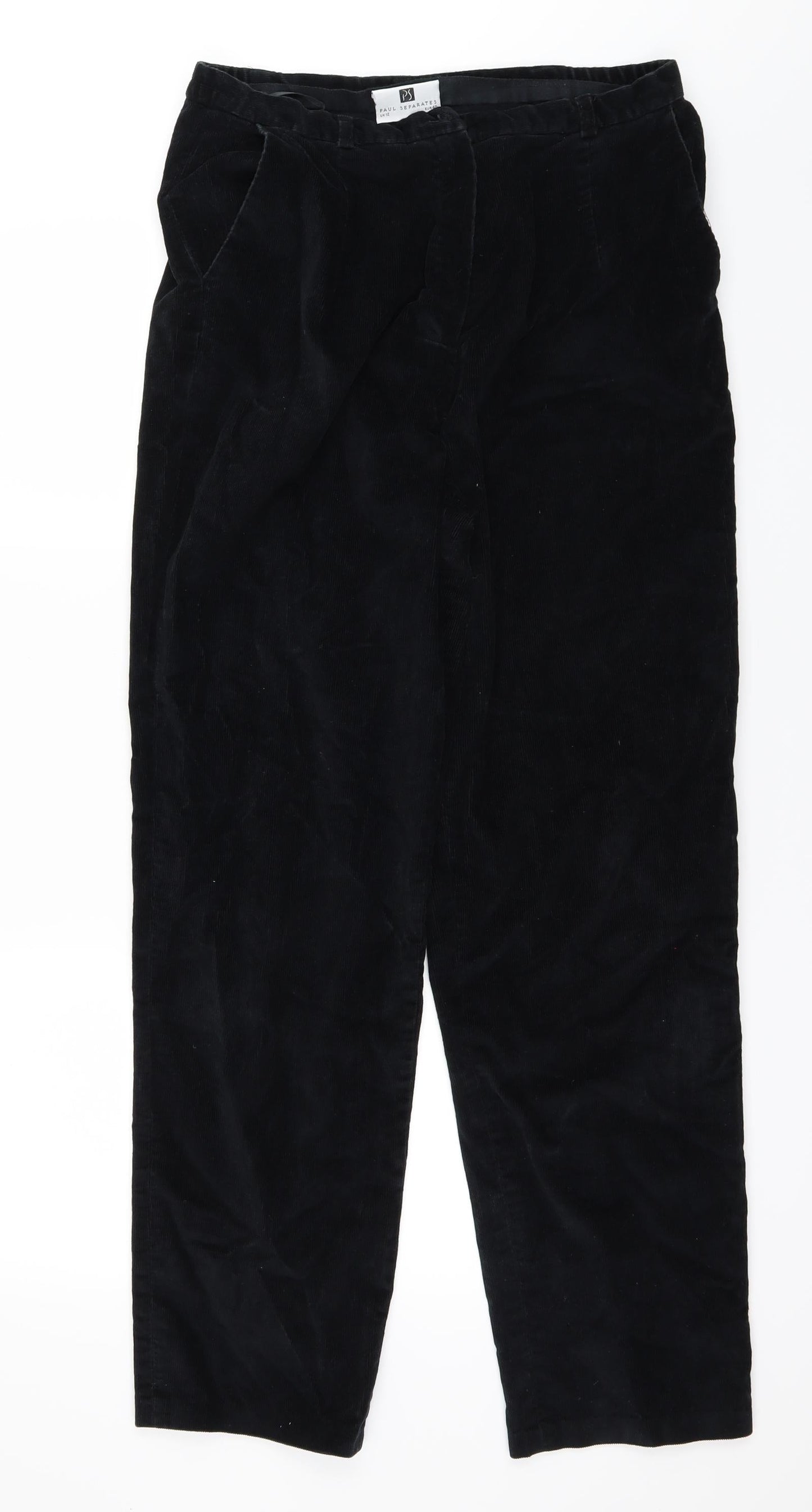 paul separates Womens Black   Trousers  Size 12 L30 in