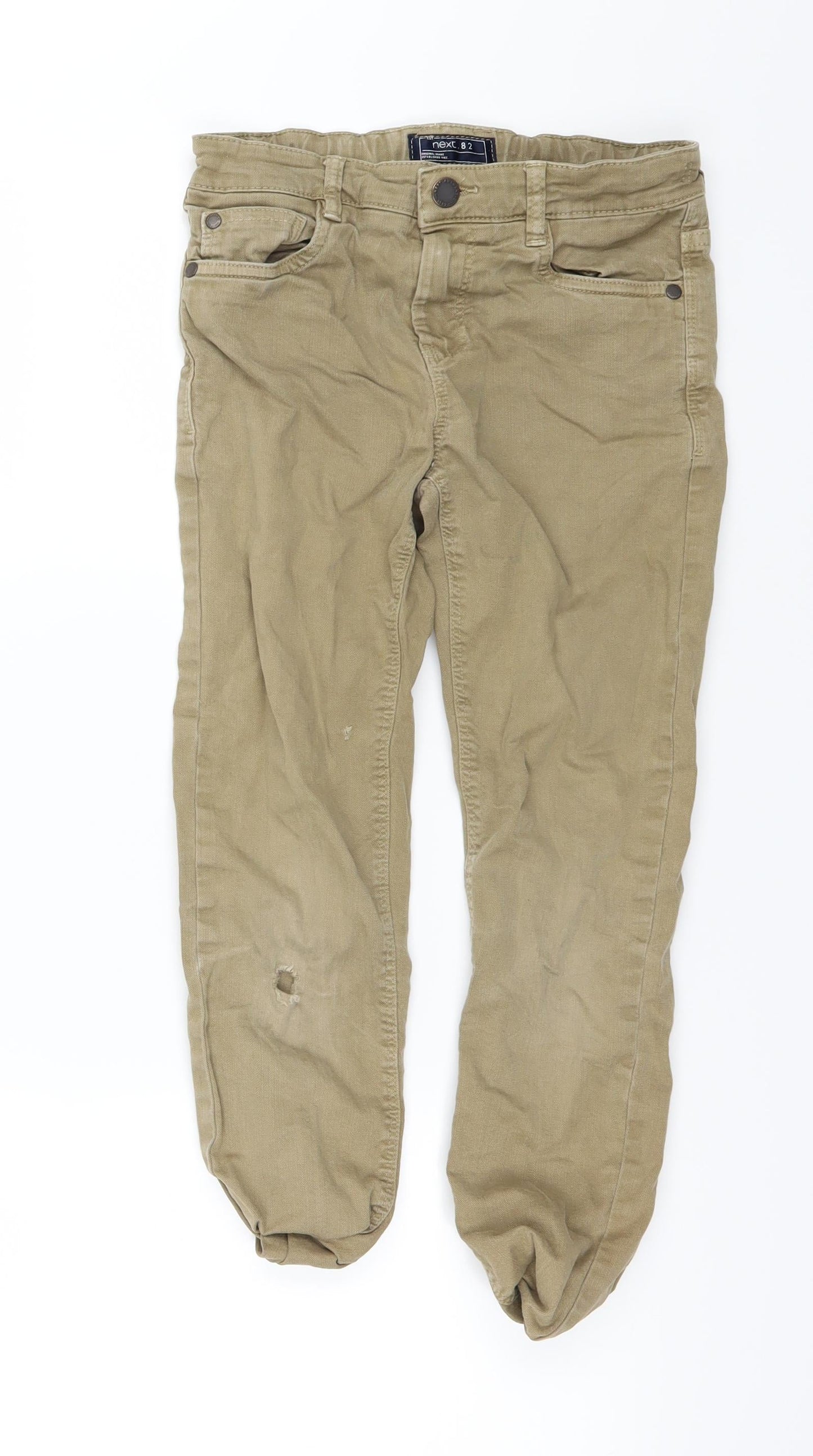 NEXT Girls Brown   Straight Jeans Size 8 Years