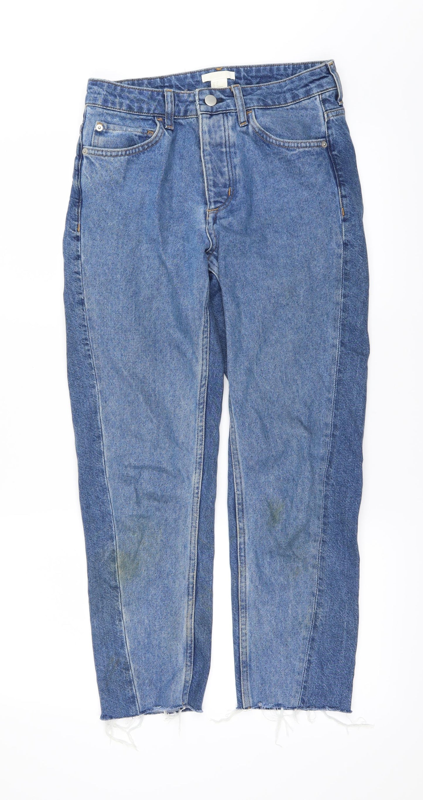 Womens UK Size 6 H&M Regular Fit Skinny Blue Jeans