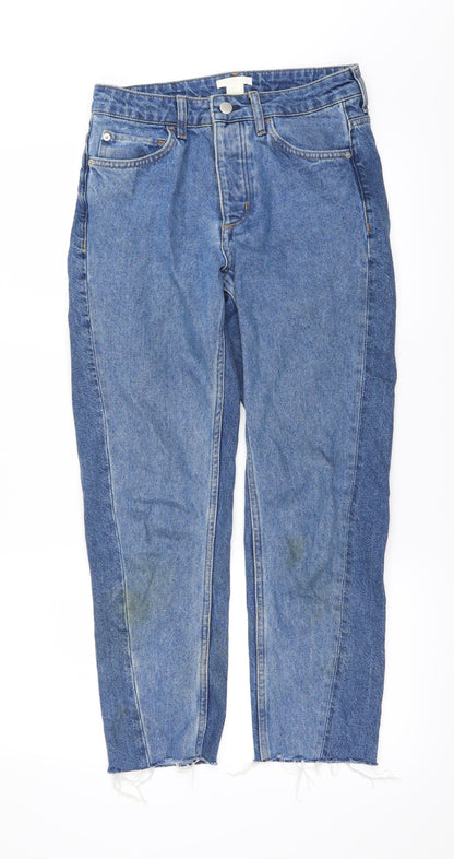 Womens UK Size 6 H&M Regular Fit Skinny Blue Jeans