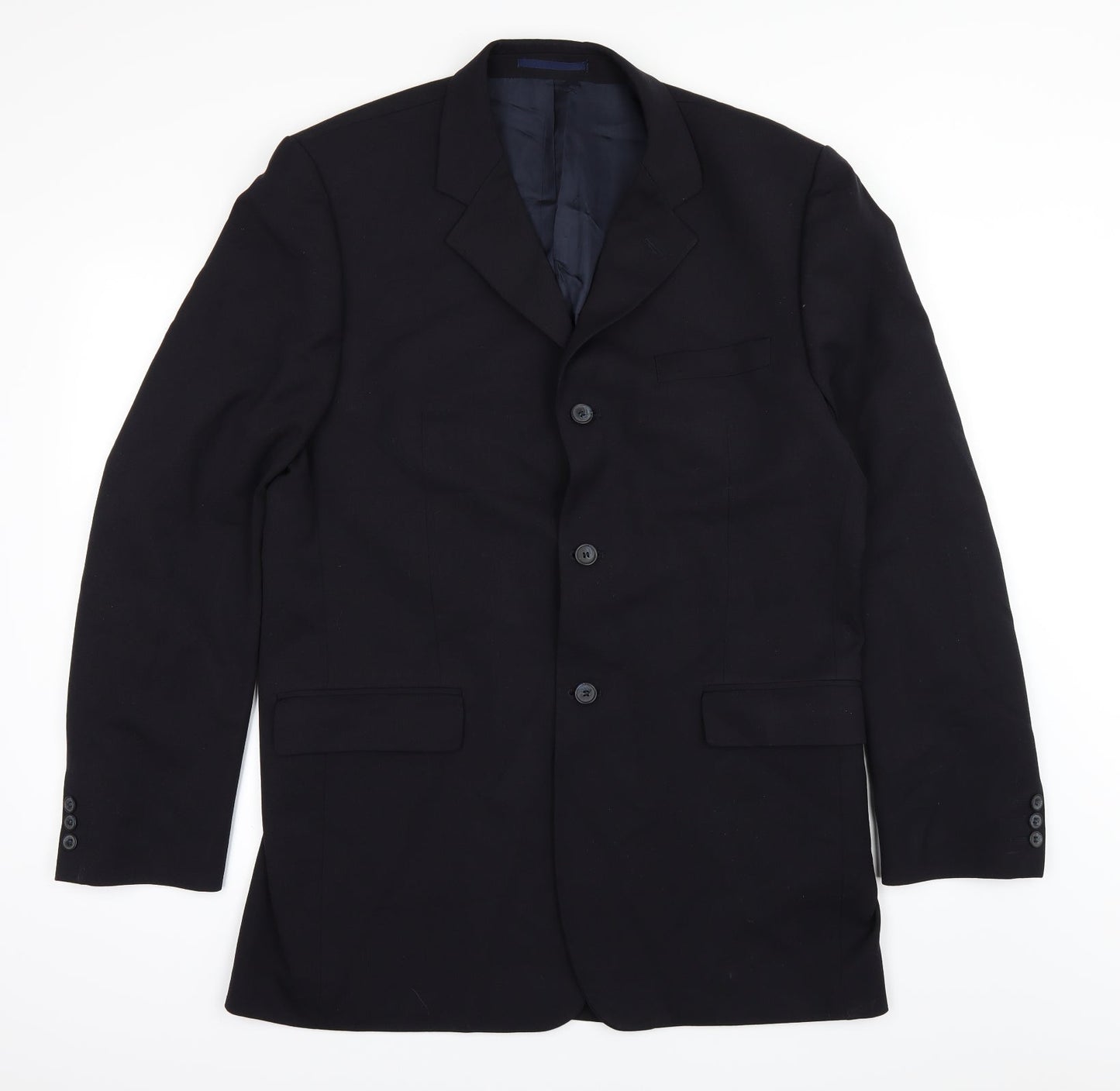 Mens UK Size 42 Preworn Regular Blue Suit Jacket