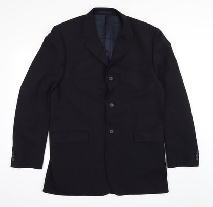 Mens UK Size 42 Preworn Regular Blue Suit Jacket
