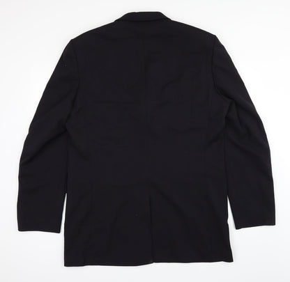 Mens UK Size 42 Preworn Regular Blue Suit Jacket