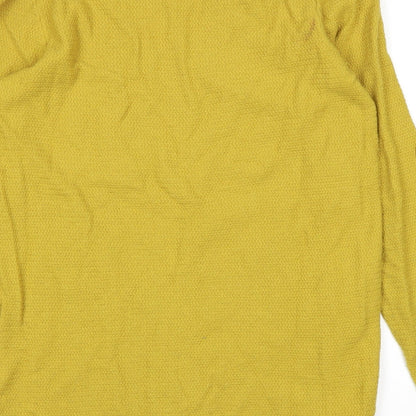 Womens UK Size S Gap Yellow Basic T-Shirt