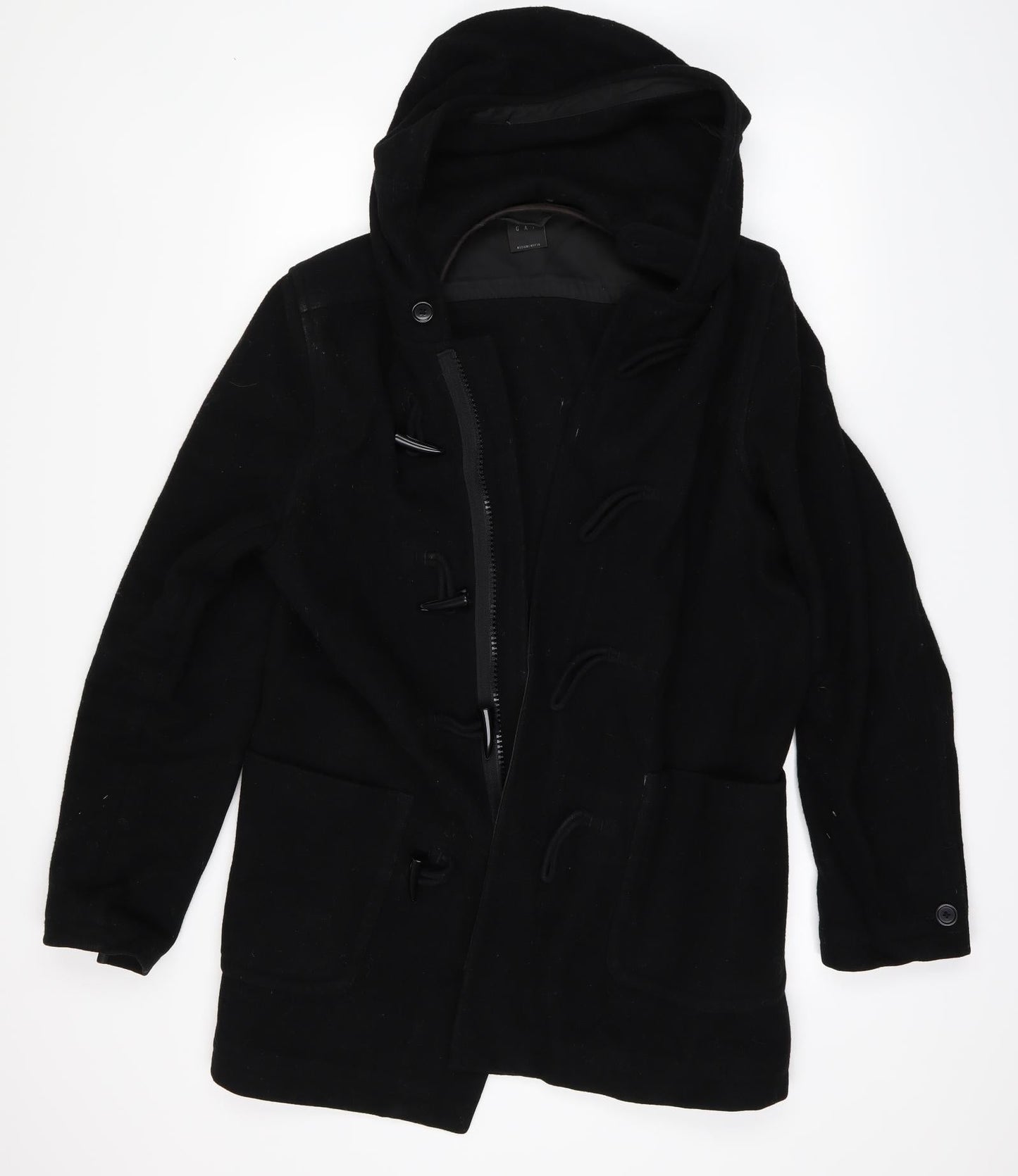 Mens UK Size M Gap Black Rain Coat