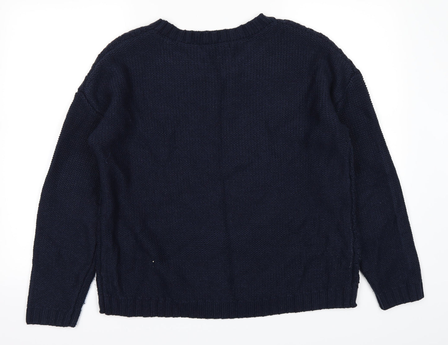George Mens Blue   Pullover Jumper Size M