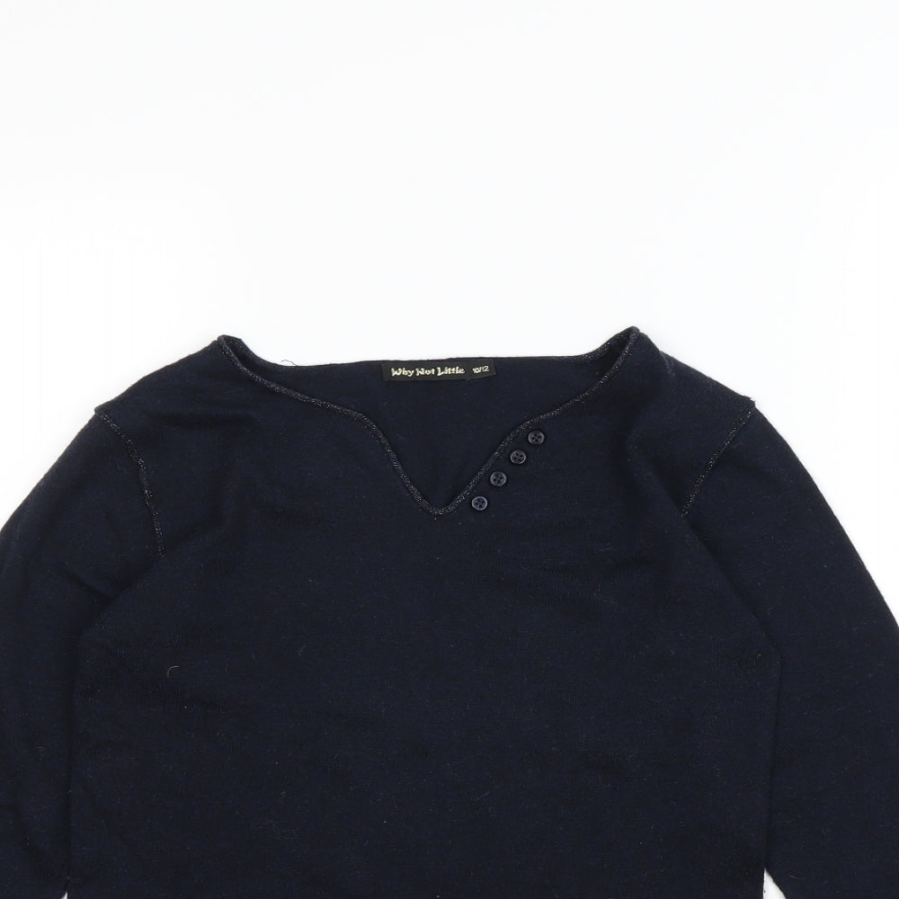 why not little Girls Black   Basic Casual Size 10-11 Years