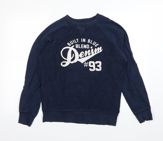 Blend Mens Blue   Pullover Jumper Size M