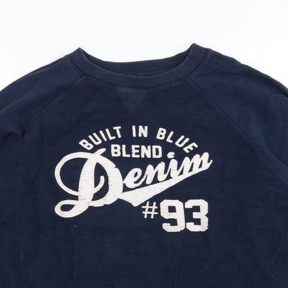 Blend Mens Blue   Pullover Jumper Size M