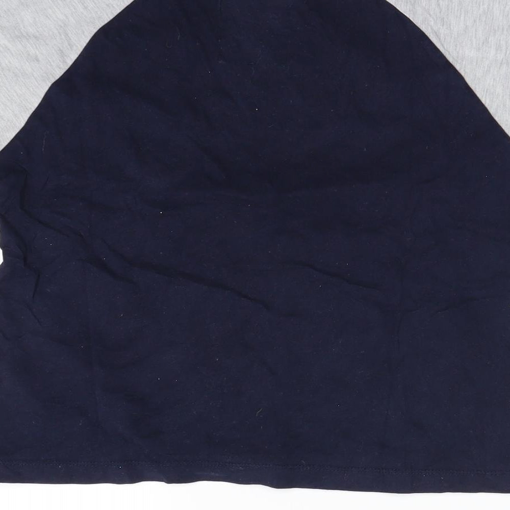 Brookhaven Womens Blue   Basic T-Shirt Size 6