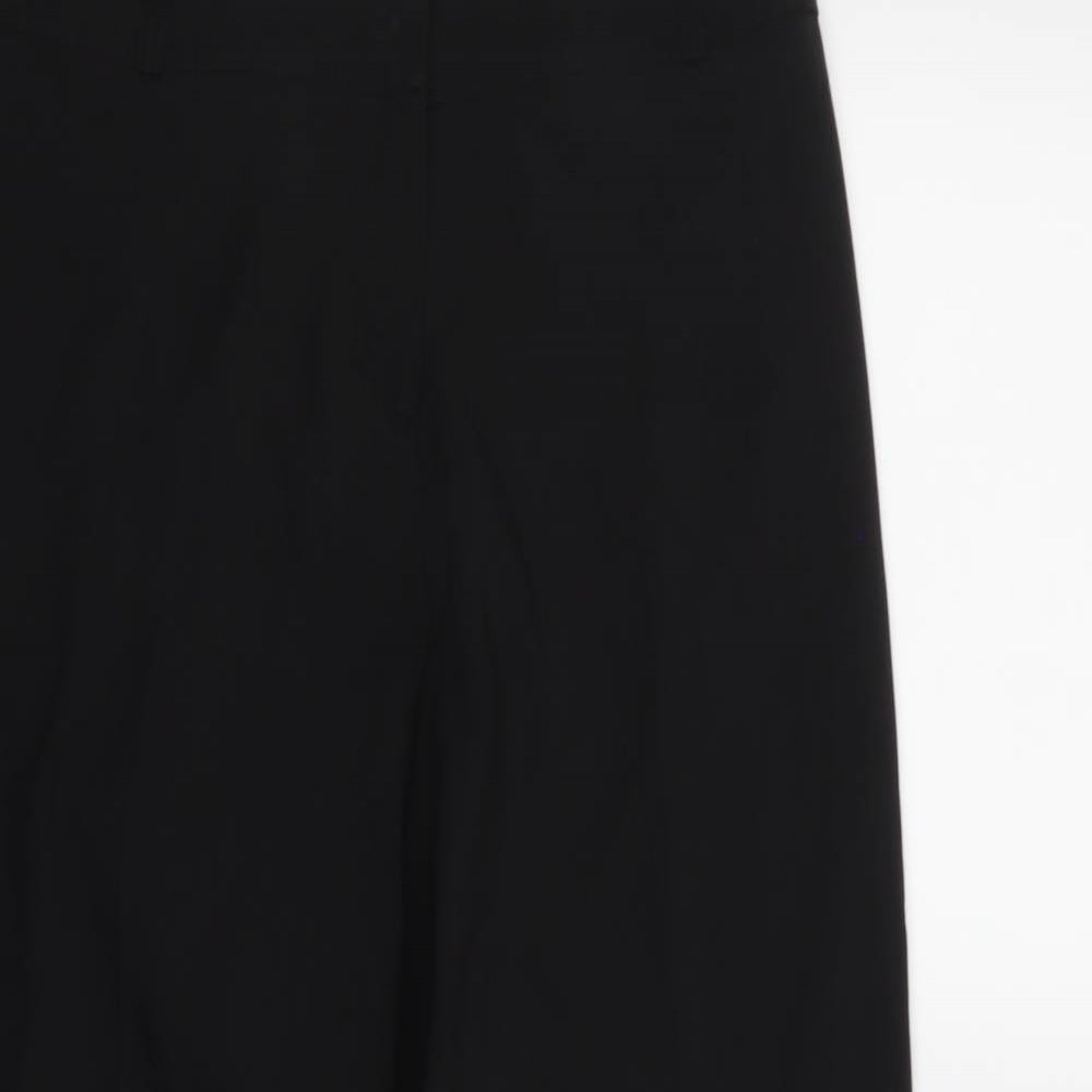 Womens UK Size 10 Dorothy Perkins Regular Fit Dress Pants Black Trousers