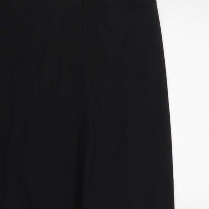 Womens UK Size 10 Dorothy Perkins Regular Fit Dress Pants Black Trousers