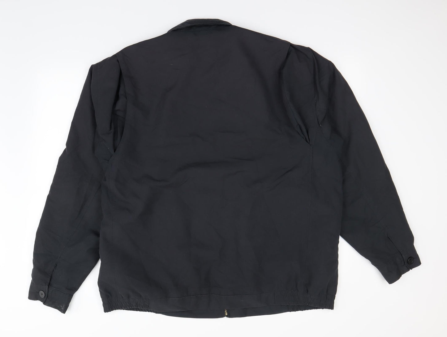 Womens UK Size L Preworn Black Rain Coat