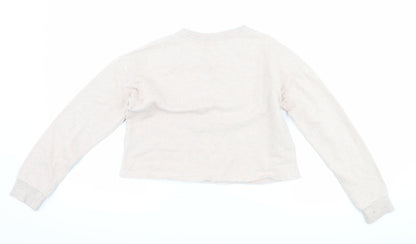 H&M Girls Pink   Pullover Sweatshirt Size 11-12 Years  - New york