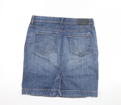 Gap Womens Blue  Denim Straight & Pencil Skirt Size 10