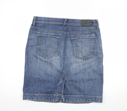 Gap Womens Blue  Denim Straight & Pencil Skirt Size 10
