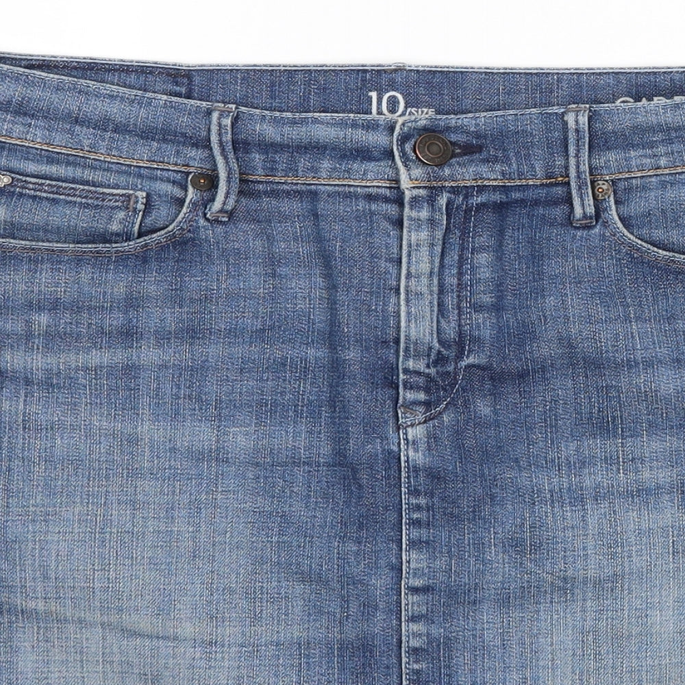 Gap Womens Blue  Denim Straight & Pencil Skirt Size 10