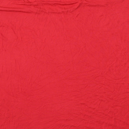 Womens UK Size 12 Phase Eight Red Basic T-Shirt