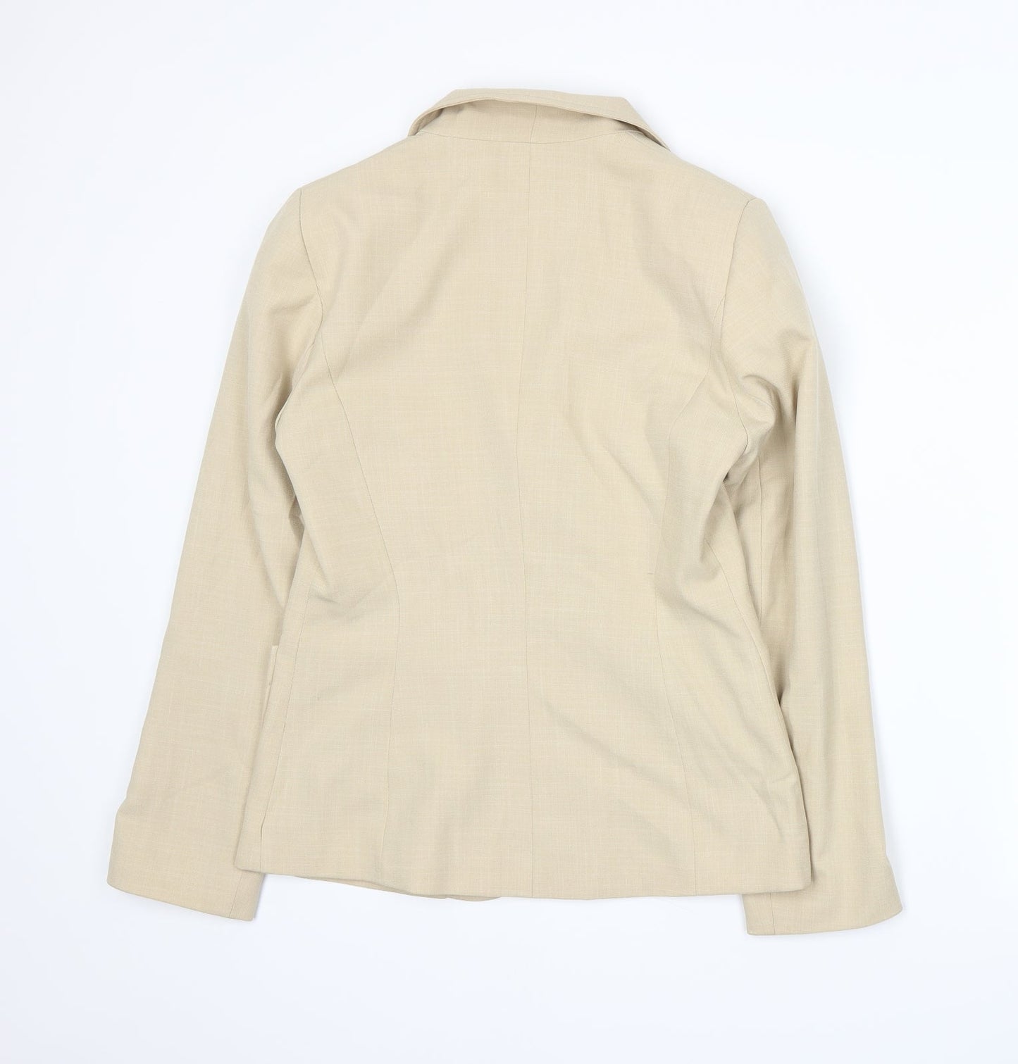 Womens UK Size 10 NL Collection Regular Beige Suit Jacket