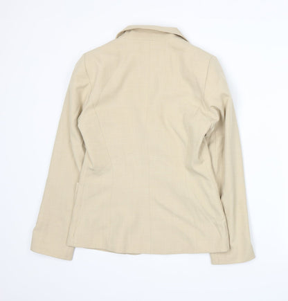Womens UK Size 10 NL Collection Regular Beige Suit Jacket