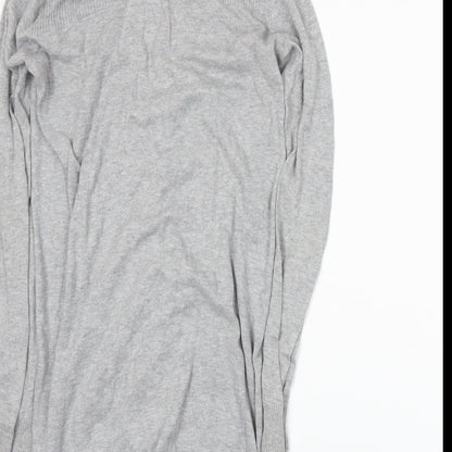 H&M Womens Grey  Knit Cardigan Jumper Size S