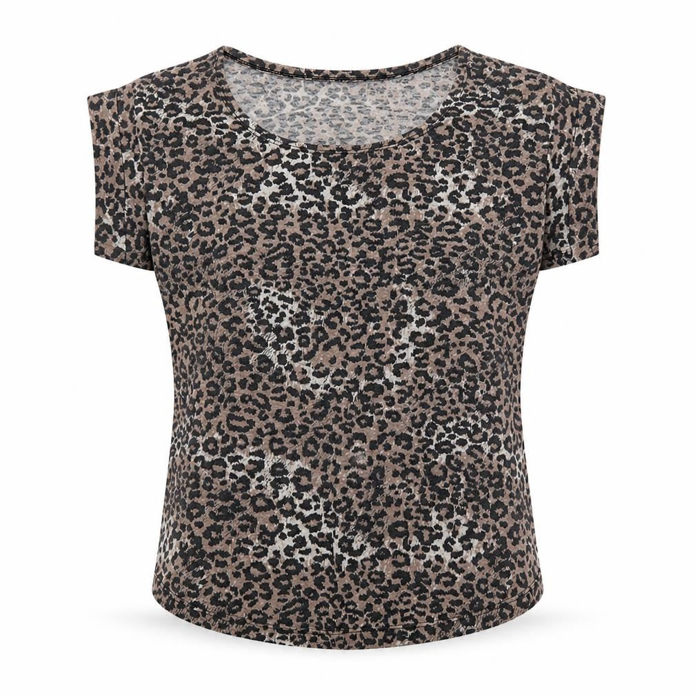 Womens UK Size 8 New Look Beige Basic T-Shirt