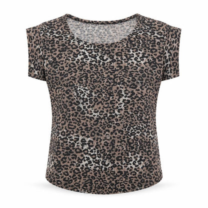 Womens UK Size 8 New Look Beige Basic T-Shirt