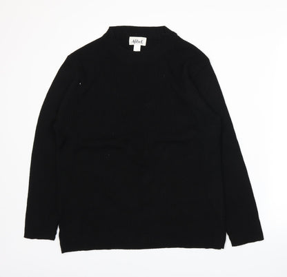 Afibel Womens Black  Knit Pullover Jumper Size 14