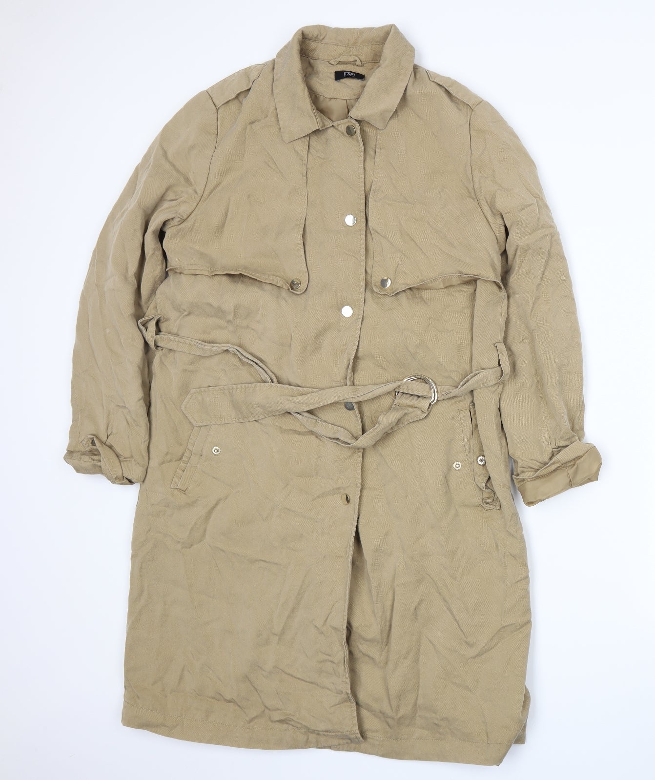 F&F Womens Beige   Jacket  Size 12