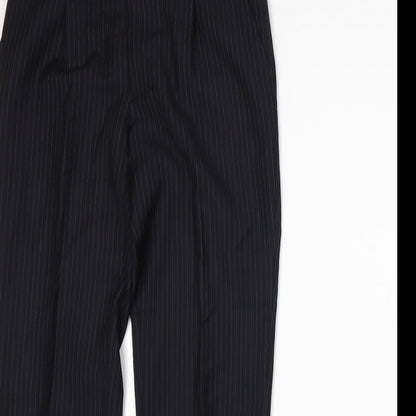Preworn Mens Blue Striped  Trousers  Size 32 in L28 in