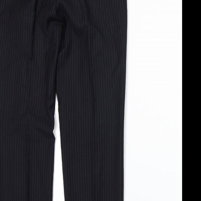 Preworn Mens Blue Striped  Trousers  Size 32 in L28 in