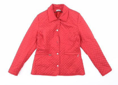 Womens UK Size 14 Steilmann Red Jacket