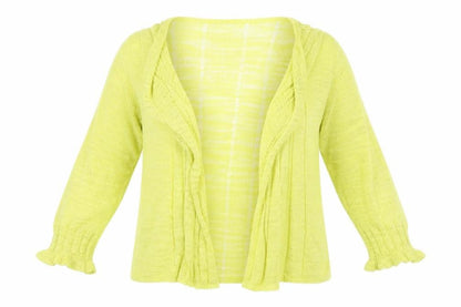 Per Una Womens Green  Knit Cardigan Jumper Size 12
