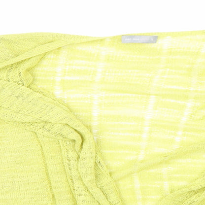 Per Una Womens Green  Knit Cardigan Jumper Size 12