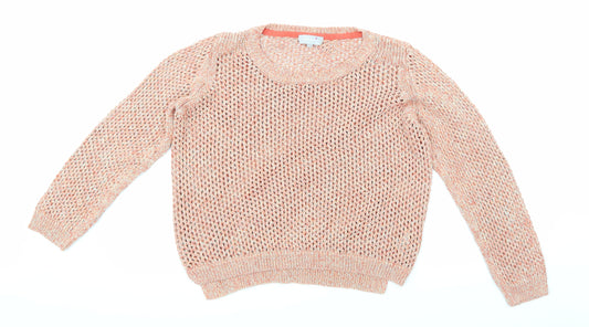 Per Una Womens Pink  Knit Pullover Jumper Size 12