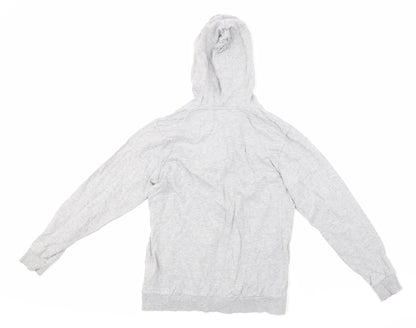 Preworn Girls Grey   Full Zip Hoodie Size 12-13 Years
