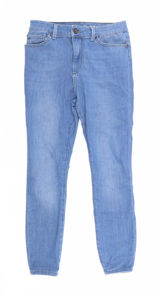 Never Denim Womens Blue  Denim Skinny Jeans Size M L24 in