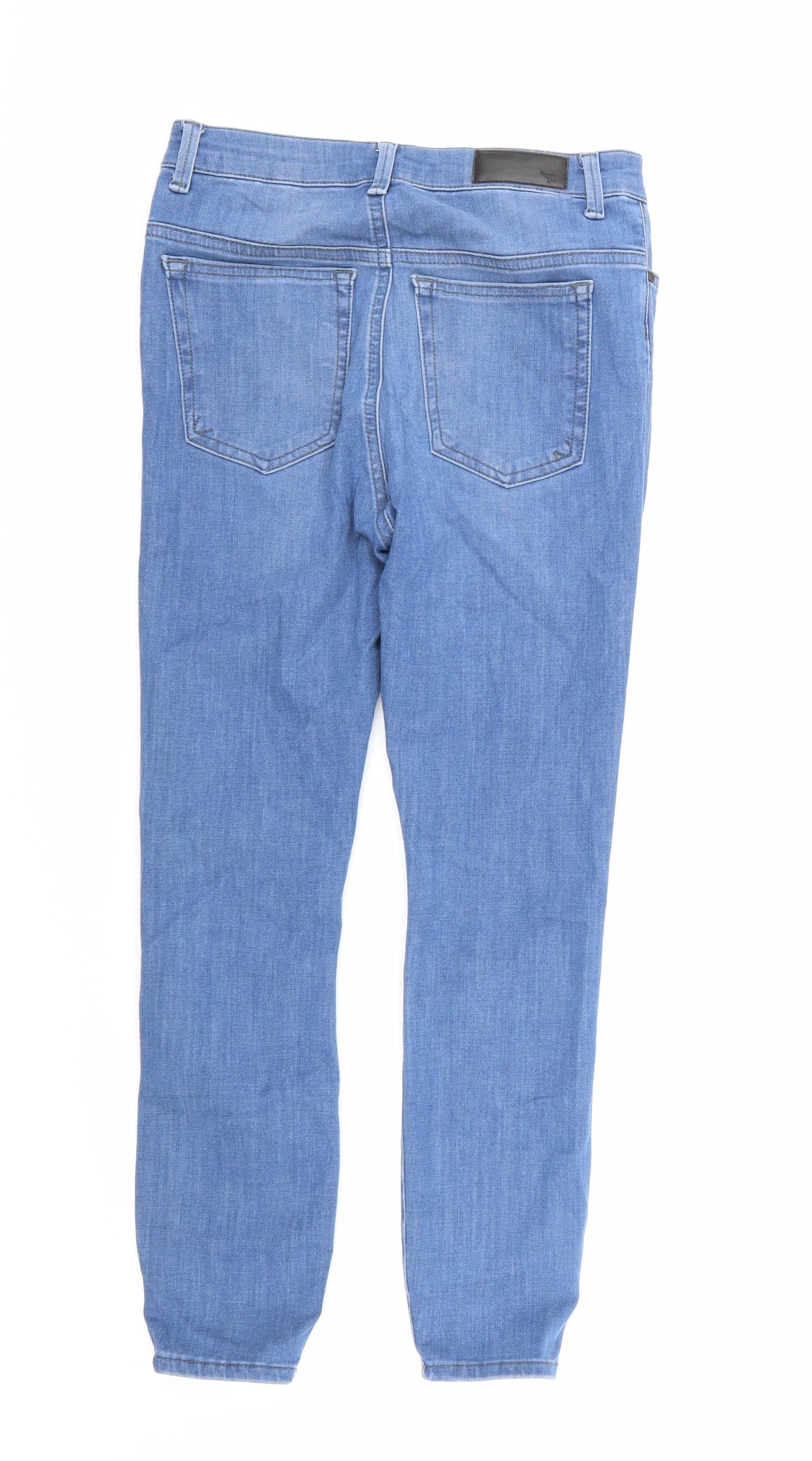 Never Denim Womens Blue  Denim Skinny Jeans Size M L24 in