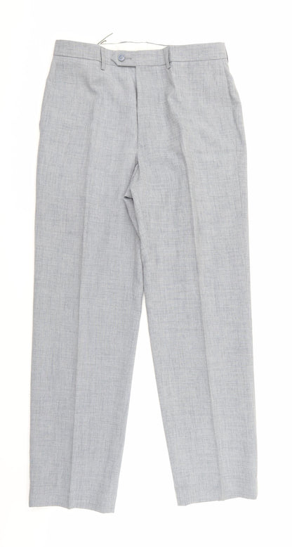 Marks and Spencer Mens Grey   Trousers  Size 32 in L31 in