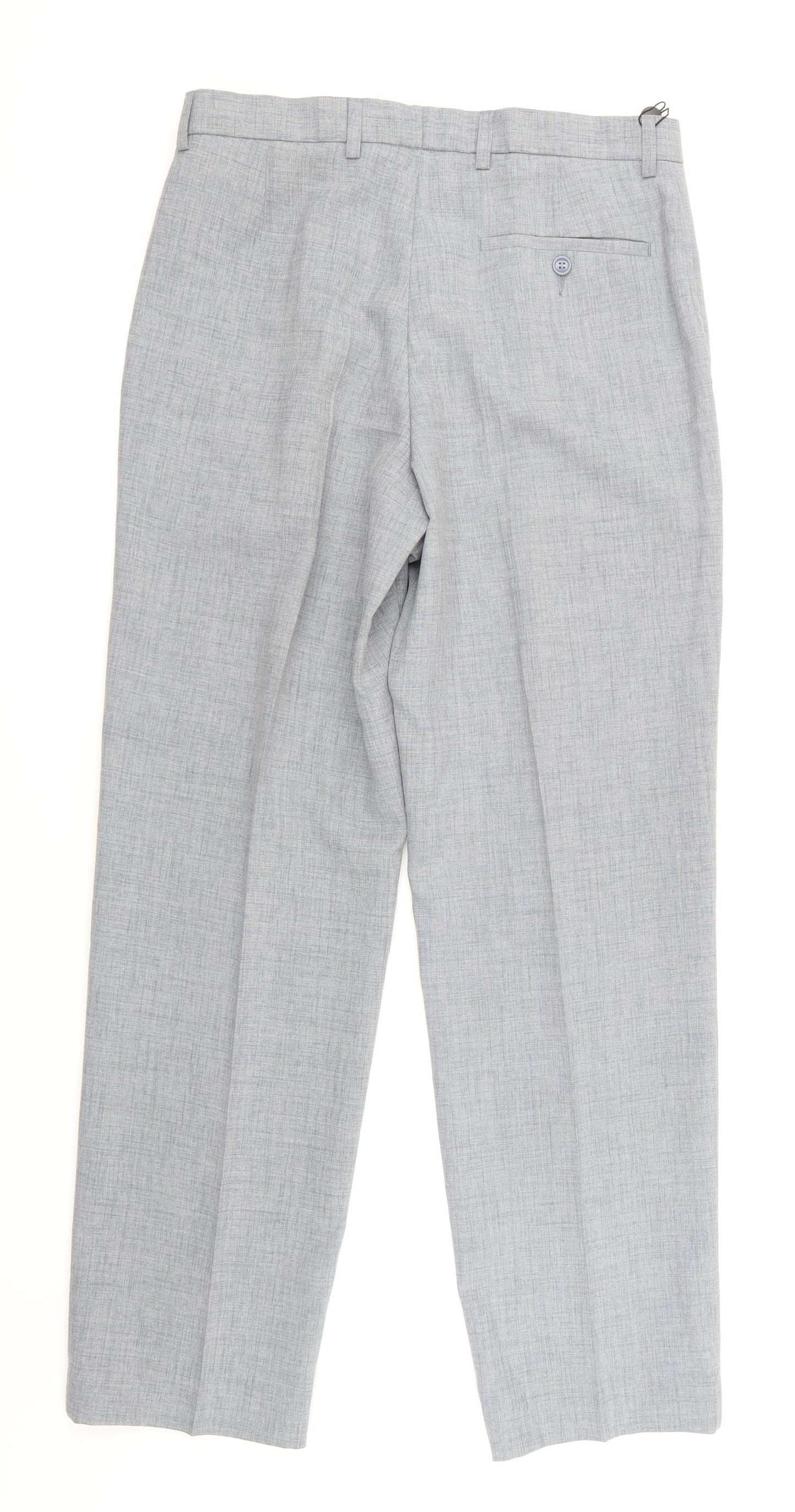 Marks and Spencer Mens Grey   Trousers  Size 32 in L31 in