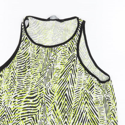 Womens UK Size 12 New Look Green Basic Tank