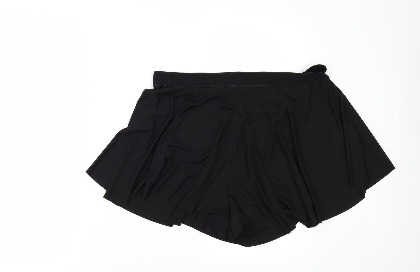 H&M Womens Black   Paperbag Shorts Size L