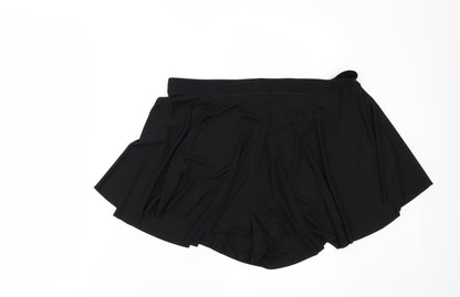 H&M Womens Black   Paperbag Shorts Size L