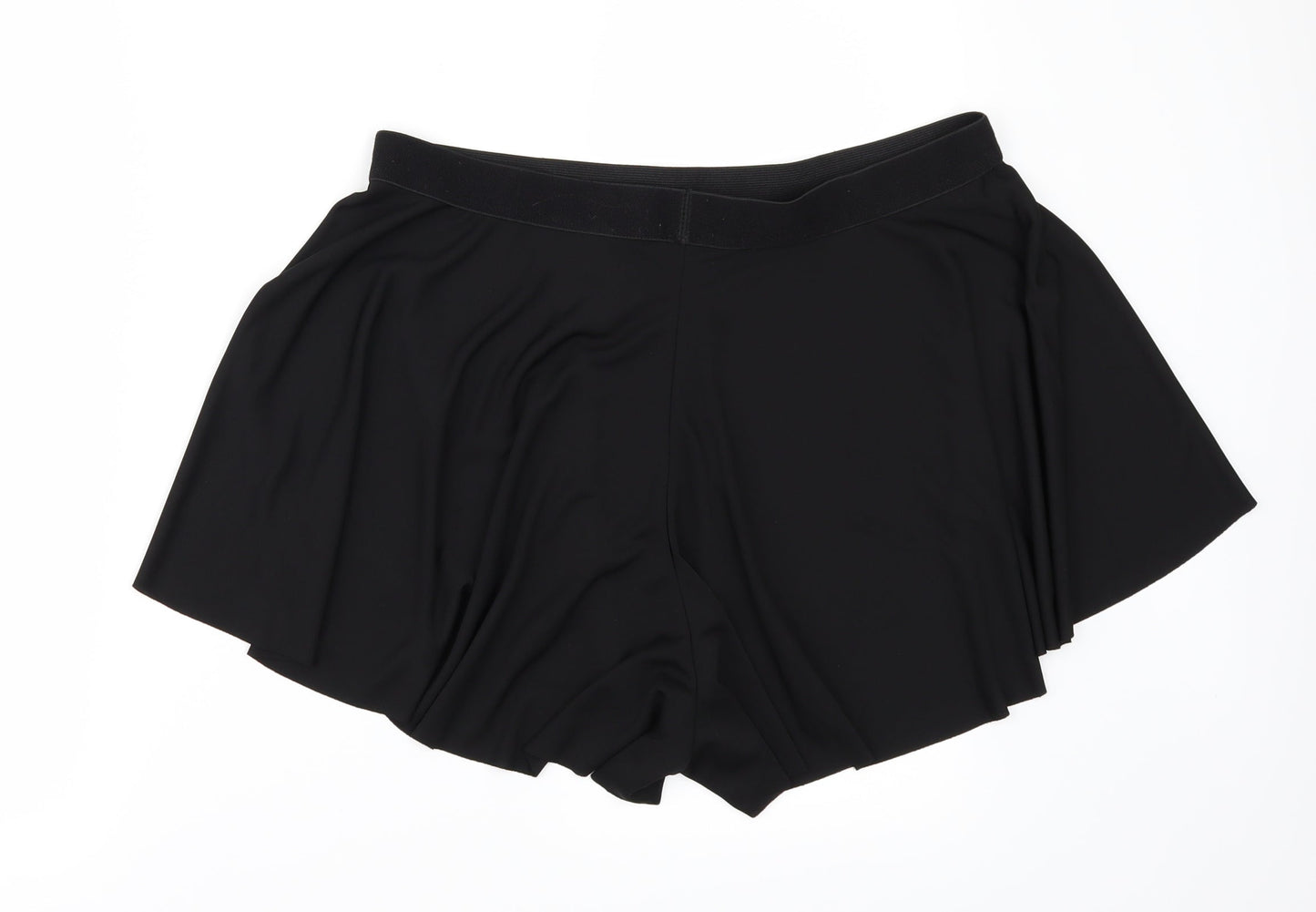 H&M Womens Black   Paperbag Shorts Size L