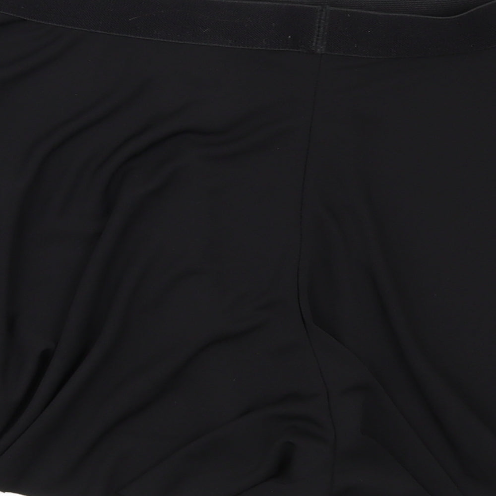 H&M Womens Black   Paperbag Shorts Size L